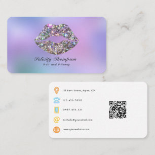 Beauty Salon QR Code Visitenkarte