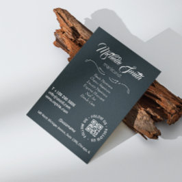 Beauty Salon Schwarz-weiß Gray Gray Script Schrift Flyer