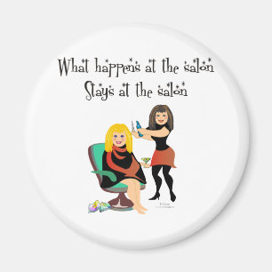Beauty Salon Secrets Magnet