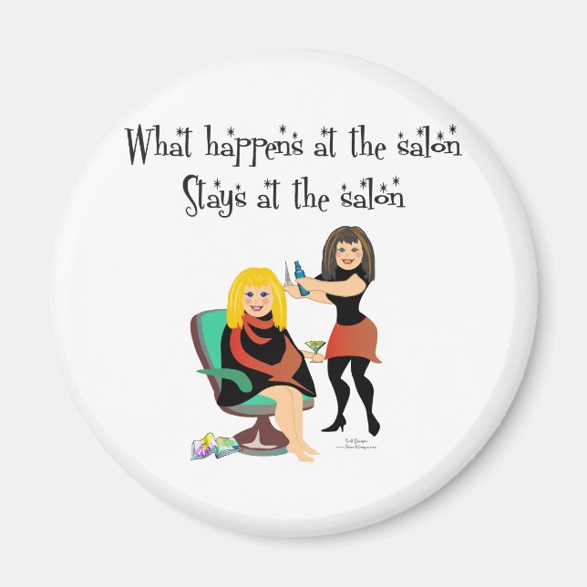 Beauty Salon Secrets Magnet (Vorne)