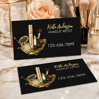 Beauty Salon Stylist Makeup Artist Kosmetologe Visitenkarte