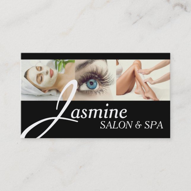 Beauty Salon & Wellness-Center Visitenkarte (Vorderseite)