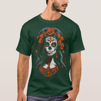 Beauty santa muerte Design T-Shirt