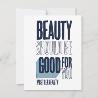 Beauty sollte gut für Sie Vielen Dank Karte