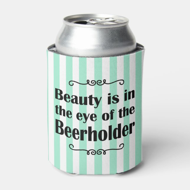 Beauty und Bierstreifen Dosenkühler (Kanne Vorderseite)