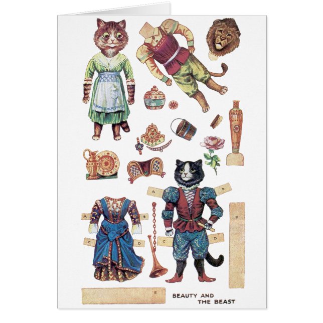 Beauty und das Biest, Paper Doll, Louis Wain (Vorne)