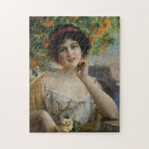 Beauty Under the Orange Tree by Emile Vernon