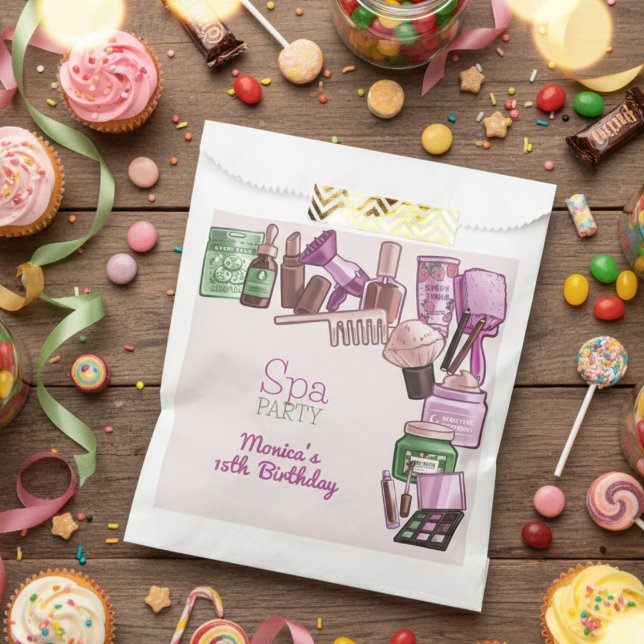 Beauty Wellness-Center Geburtstagsparty Geschenktütchen (Von Creator hochgeladen)