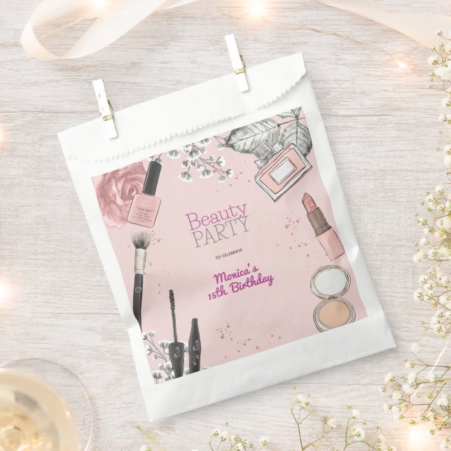 Beauty Wellness-Center mädchenhaft staubige Rose G Geschenktütchen (Ausgeschnitten)