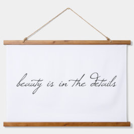 Beauty Wood Topped Wall Tapestry Wandteppich Mit Holzrahmen