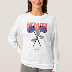 Beauty World Shirt - Gothic Rose Ästhetisches Desi