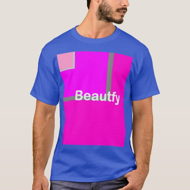 Beautyblau Männer oder Frauen T-Shirt (Vorderseite)