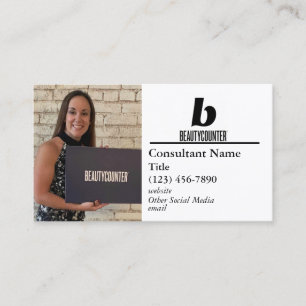 Beautycounter Business Card for Consultants Visitenkarte