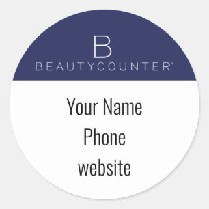 Beautycounter Gewohnheitsaufkleber Runder Aufkleber