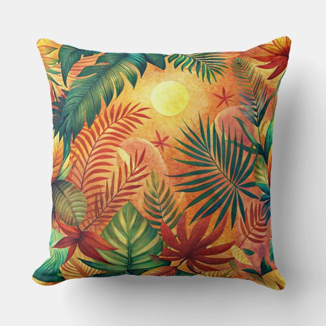 Beautyful Tropical  Pattern  Design Kissen (Vorderseite)