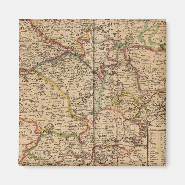 Beauvais Frankreich Magnet (Vorne)