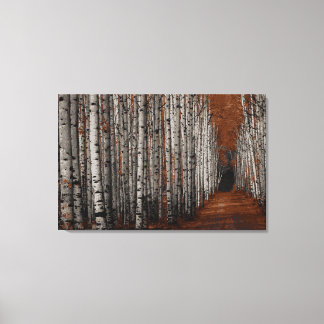 Beaux-Arts de l'allée d'Aspen Toile à trois pannea