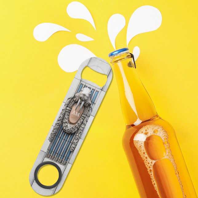 Beaux Arts Walrus Sculpture Monogramme personnalis (Créateur téléchargé)