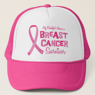 Beaux casquettes de survivant de cancer du sein de