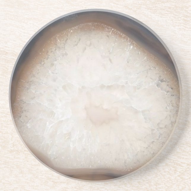 Beaux dessous de verre naturels d'agate (Devant)