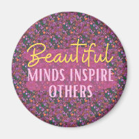 Beaux Esprits Inspirent les Autres Magnet