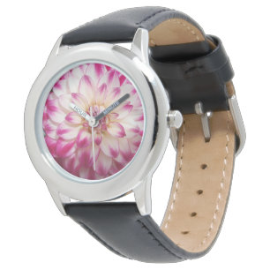 Beaux"Gaye Elise Beda", "Pink Blume", Taschen Armbanduhr