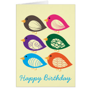 Beaux oiseaux excentriques et colorés