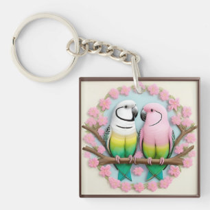 Beaux perroquets illustratifs ensemble