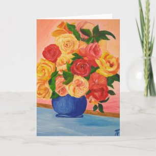 Beaux Roses - Carte de voeux