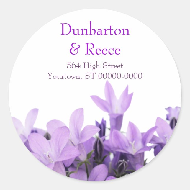 Beaux Stickers Violets (Devant)