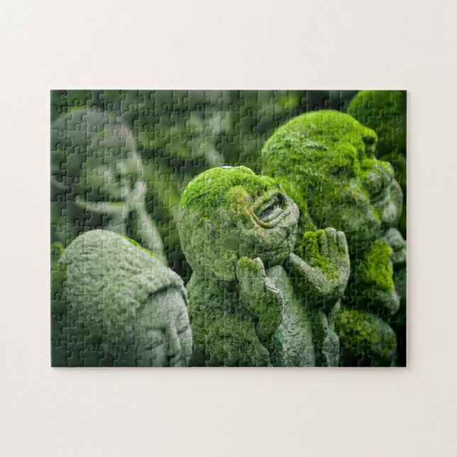 Beaux Visages sculptés avec puzzle de mousse (Horizontal)