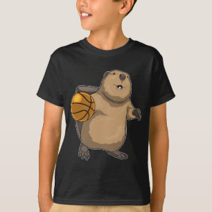 Beaver Basketball-Spieler Basketball T-Shirt