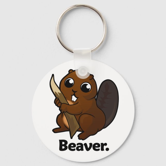 Beaver Beaver. Schlüsselanhänger (Vorderseite)
