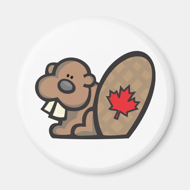 Beaver canada magnet (Vorne)