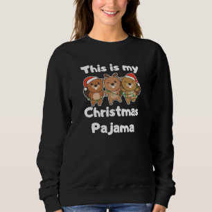 Beaver Christmas Pajamas Sweatshirt