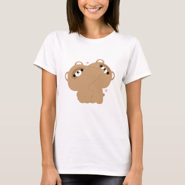 Beaver Couple T-Shirt (Vorderseite)
