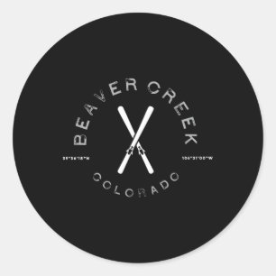 Beaver Creek Colorado Ski Runder Aufkleber