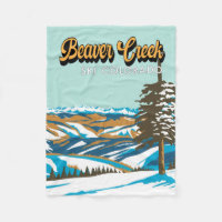 Beaver Creek Skigebiet Winter Colorado Vintag