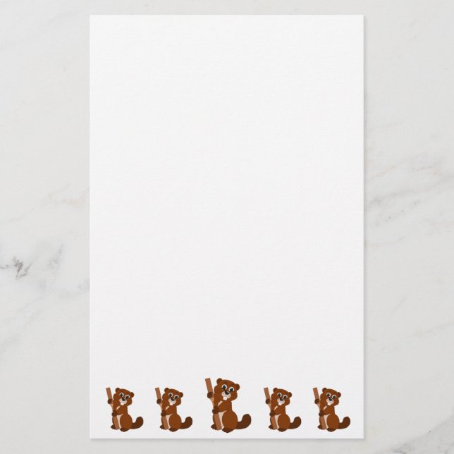 Beaver Design Briefpapier (Vorderseite)