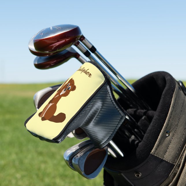 Beaver Design Golf Headcover (In Situ)