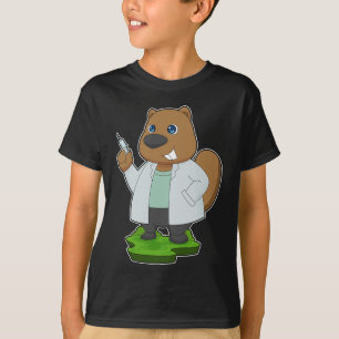 Beaver Doctor Spritze T-Shirt