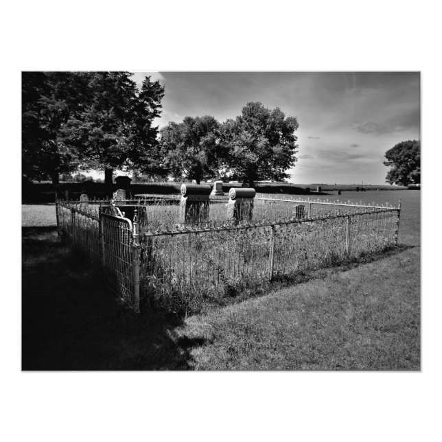 "Beaver Falls Friedhof" Foto Print (Vorne)