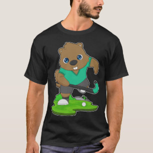 Beaver Hockey Hockeystick T-Shirt