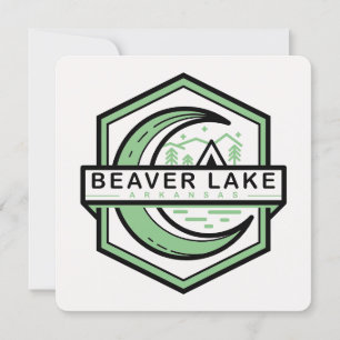BEAVER LAKE Arkansas moon hexa Einladung