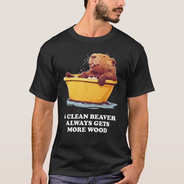 Beaver Lover Bath T-Shirt (Vorderseite)