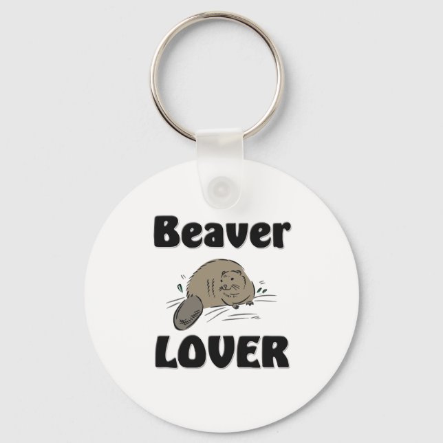 Beaver Lover Schlüsselanhänger (Vorderseite)
