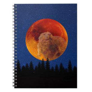 Beaver Moon im November Notizblock