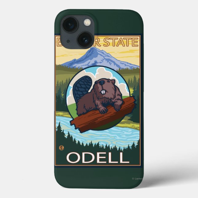 Beaver & Mt. Hood - Odell, Oregon Case-Mate iPhone Hülle (Rückseite)