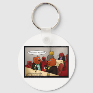 Beaver Networking Funny Gifts Tees & Cards Schlüsselanhänger