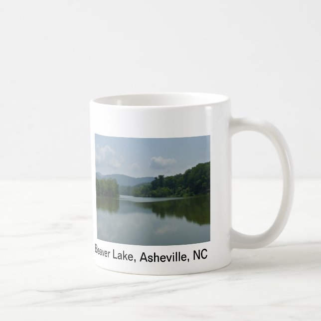 Beaver See, Asheville, NC-Kaffee-Tasse Kaffeetasse (Rechts)